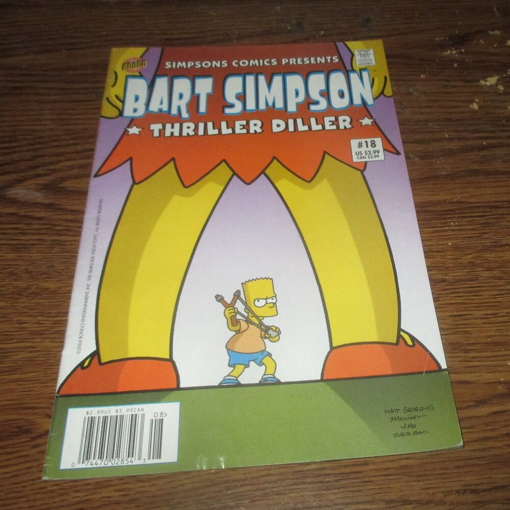 Bart Simpson #18 (2004, Bongo Comics)